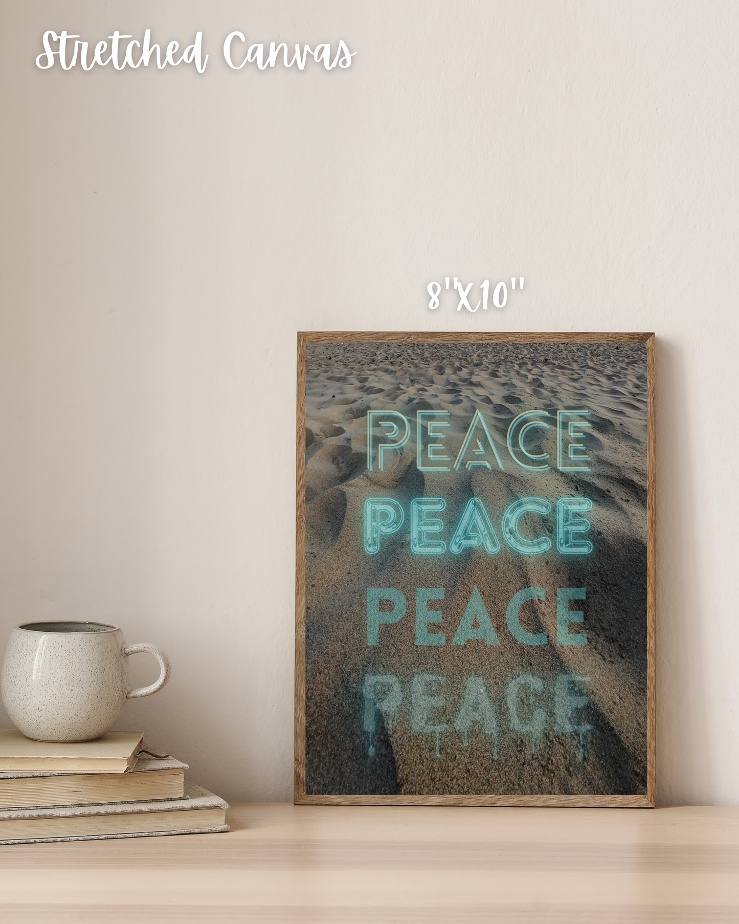 Tranquil Peace Canvas Art, Sand Print
