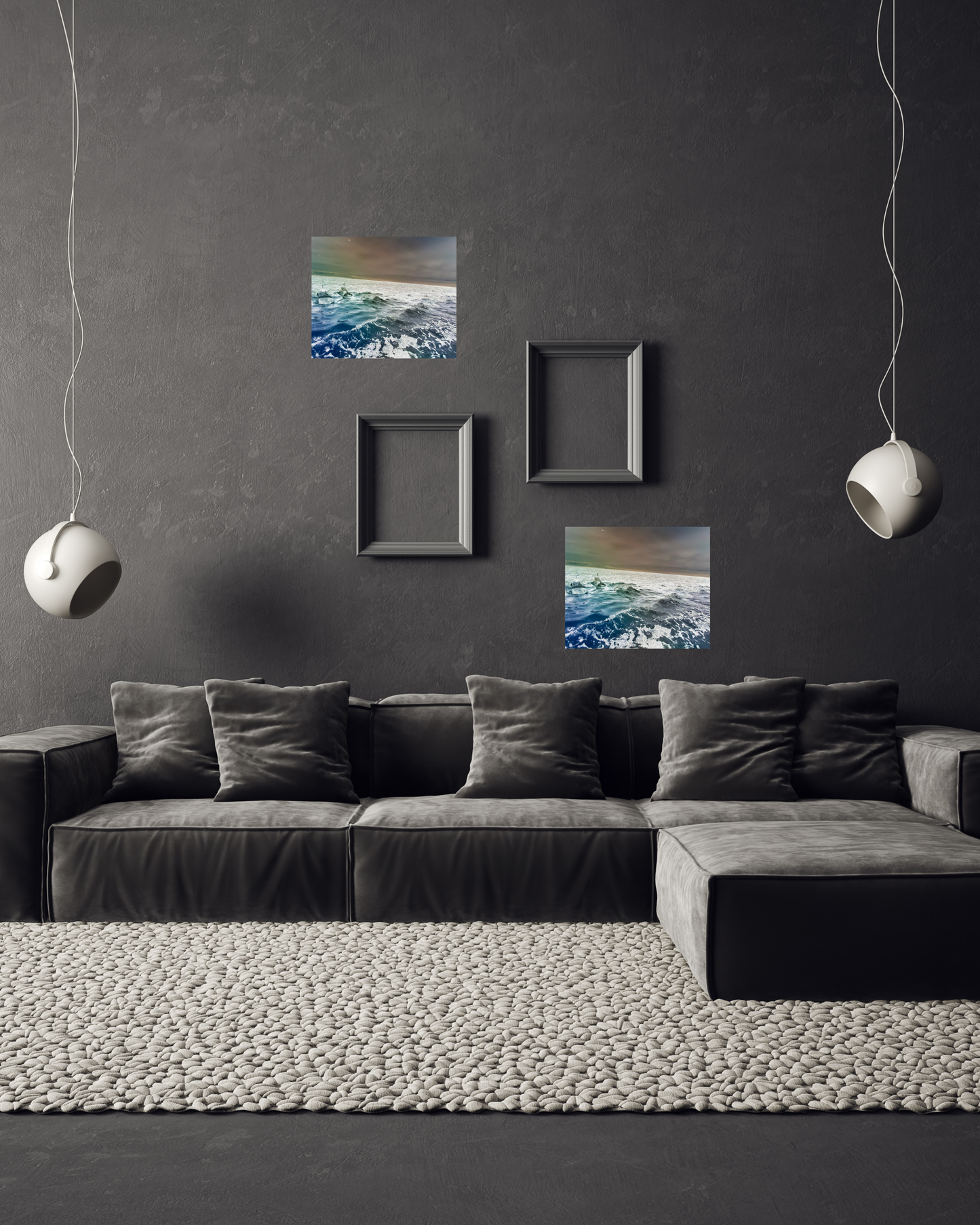 Chromatic Ocean Life, 8x10"
